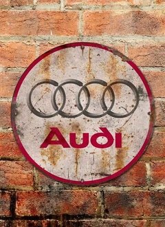 Chapa rústica AUDI