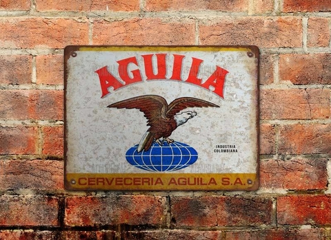 Chapa rústica Cerveza Aguila