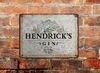 Chapa rústica Gin Hendrick's