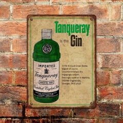 Chapa rústica Gin Tanqueray