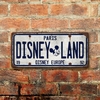 Chapa rústica Patente Disney World Paris Europa