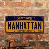Chapa rústica Patente New York Manhattan