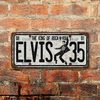Chapa rústica Patente Elvis Presley The king of rock and roll