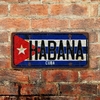 Chapa rústica Patente Cuba Habana