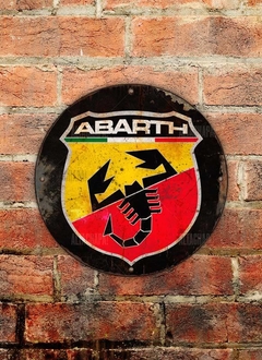 Chapa rústica Abarth