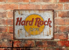 Chapa rústica Hard Rock Cafe