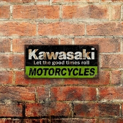 Chapa rústica Kawasaki Motorcycles