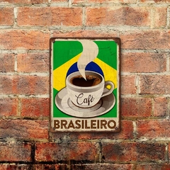 Chapa rústica Café Brasilero