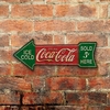 Chapa rústica Flecha Coca Cola