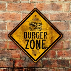Chapa rústica Hamburguesa Burger Zone