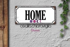 Chapa cartelito: Home