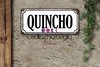 Chapa cartelito: Quincho