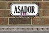 Chapa cartelito: Asador - comprar online
