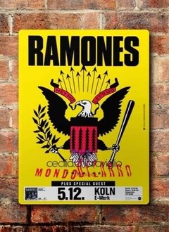 Chapa rústica Ramones, Mondo Bizarro Tour en Alemania 1992