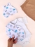 Conjunto Ositos cariñosos - bodie blanco manga corta - bandana celeste - comprar online