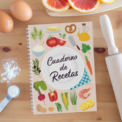 Cuaderno de recetas crema