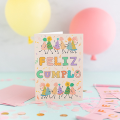 Tarjeta "Feliz Cumple" party