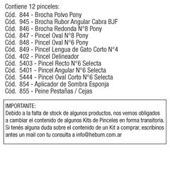 KIT SELECTA MEDIANO x 12 en internet