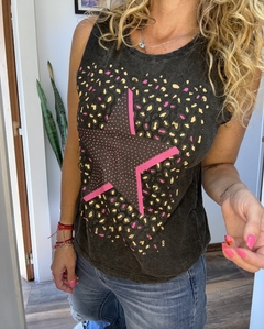 Musculosa Star fucsia - comprar online