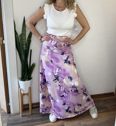 Maxi falda Zaira Lila