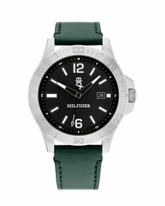 Reloj Tommy Hilfiger Hombre Casual Cuero Verde 1710531 - comprar online