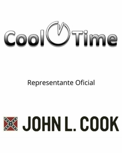 Pulsera John L. Cook Hombre JLC101 Cuero Sintético Acero - Cool Time