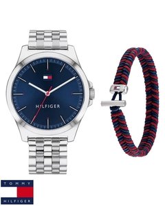 Gift Set Reloj Hombre Tommy Hilfiger + Pulsera Tela 2770077