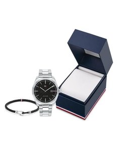 Gift Set Reloj Hombre Tommy Hilfiger + Pulsera Cuero 2770094 - tienda online