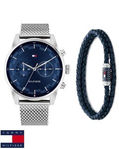 Gift Set Reloj Hombre Tommy Hilfiger + Pulsera Cuero 2770102