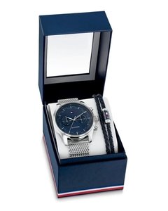 Imagen de Gift Set Reloj Hombre Tommy Hilfiger + Pulsera Cuero 2770102