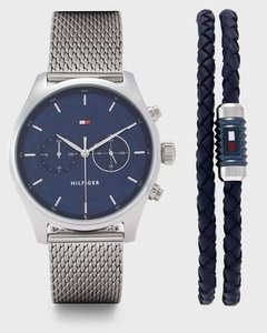 Gift Set Reloj Hombre Tommy Hilfiger + Pulsera Cuero 2770102 - tienda online