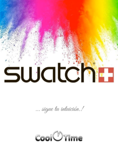 Reloj Swatch Unisex Monthly Drops Suon146 Bluenred