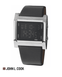 Reloj John L. Cook Unisex Cuero Digital 9294