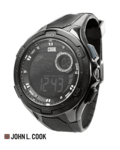 Reloj John L. Cook Hombre Digital Sport Caucho 9396