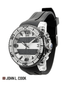 Reloj John L Cook Hombre Ana Digi Sport Caucho 9414