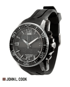 Reloj John L. Cook Hombre Ana Digi Sport Caucho 9416