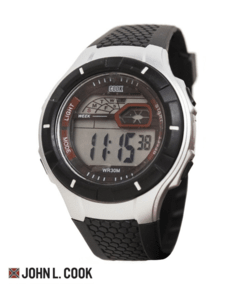 Reloj John L. Cook Hombre Digital Sport Caucho 9422