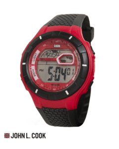 Reloj John L. Cook Hombre Digital Sport Caucho 9424