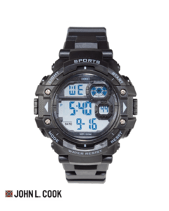 Reloj John L. Cook Hombre Digital Sport Caucho 9467