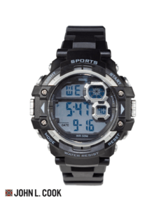 Reloj John L. Cook Hombre Digital Sport Caucho 9469