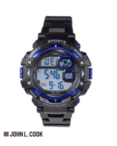 Reloj John L. Cook Hombre Digital Sport Caucho 9470