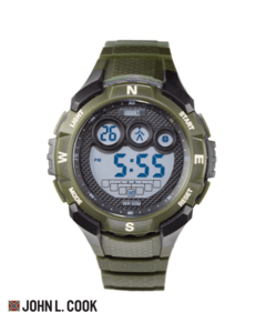 Reloj John L. Cook Hombre Digital Sport Caucho 9477