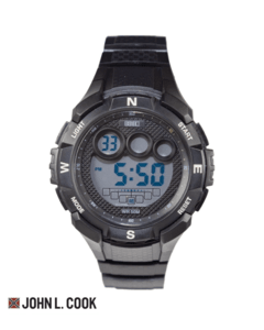 Reloj John L. Cook Hombre Digital Sport Caucho 9479