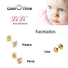 Imagen de Aro Abridor Lili Modelo 109 Facetado Perla Tic Laminado