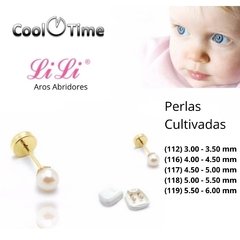 Aro Abridor Lili Modelo 117 Perla Cultivada 4.50 - 5.00 mm Tic Laminado - tienda online