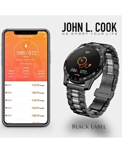 Smartwatch John L. Cook Black Label - Cool Time