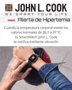 Imagen de Smartwatch john l cook co19 alerta temperatura cardio