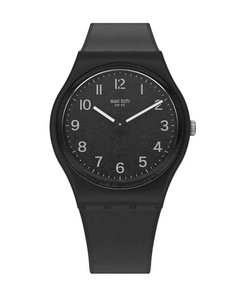 Reloj Swatch Mujer Gb326 Lico-gum Urbaholic Negro Silicona