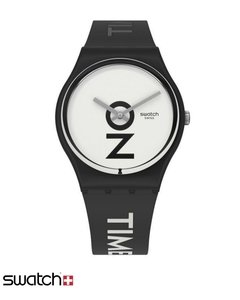 Reloj Swatch Unisex Negro Always There Gb328 3 Bar Silicona