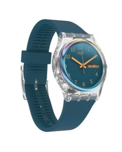 Reloj Swatch Mujer Azul Blue Away Essentials Ge721 Silicona
